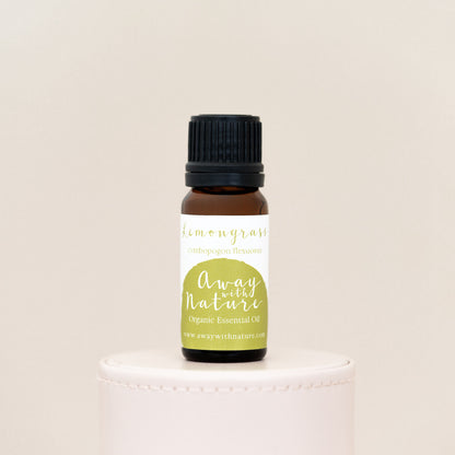 Organic Lemongrass Essential Oil {10ml)