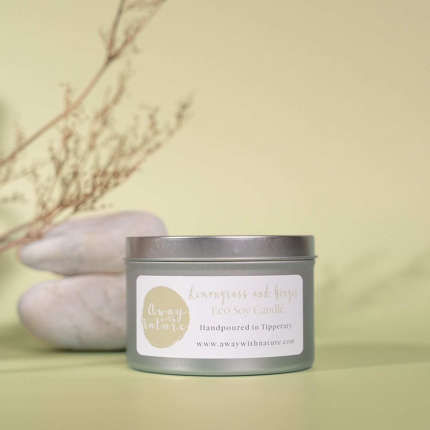 Lemongrass &amp; Ginger Eco Soy Candle [200g]